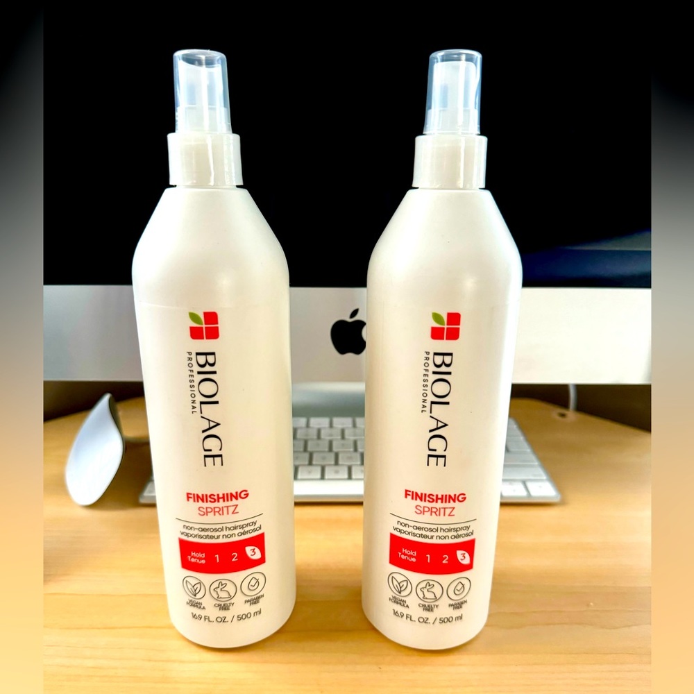 NEW!! (2) PRICE FIRM - Biolage styling finishing spritz!! 16.9 ounce